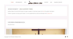 Desktop Screenshot of durhamchildrenschoir.org